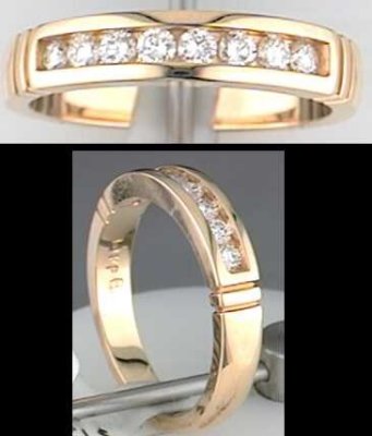 Special Diamond Anniversary style rings