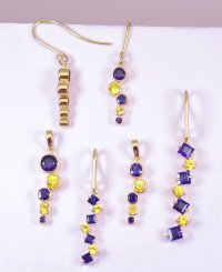 Maize & Blue Earring Collection